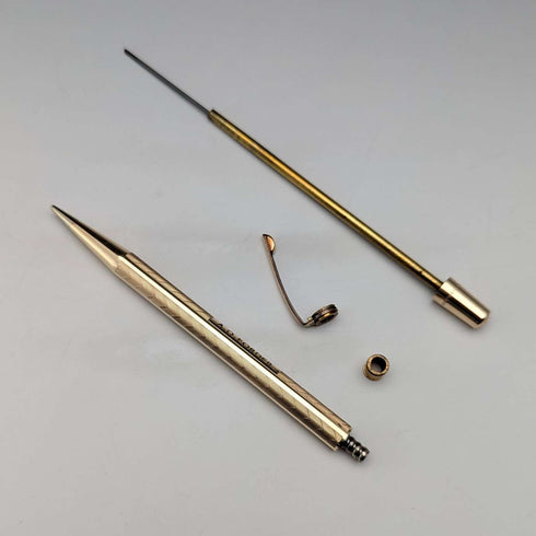 British Vintage Yard O'Red Rold Gold Push-Pull Pencil