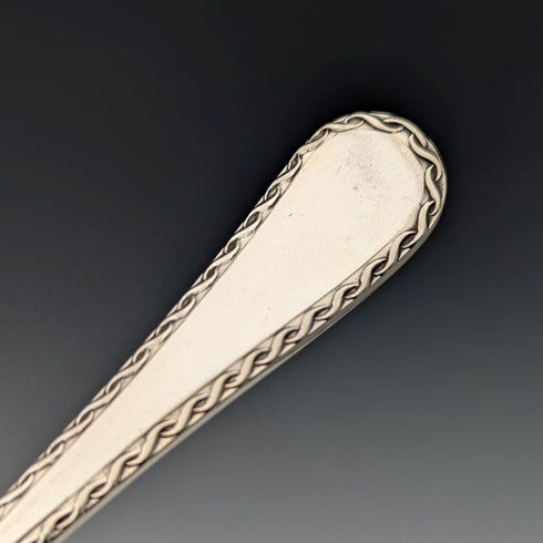 1916 年英國古董鍍銀湯匙一對