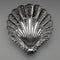 1895 British antique sterling silver shell-shaped footed dish, 88g, Atkin Brothers