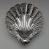 1895 British antique sterling silver shell-shaped footed dish, 88g, Atkin Brothers