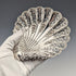 1895 British antique sterling silver shell-shaped footed dish, 88g, Atkin Brothers