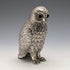 Vintage British silver plate owl shaped sugar shaker by Corbell
