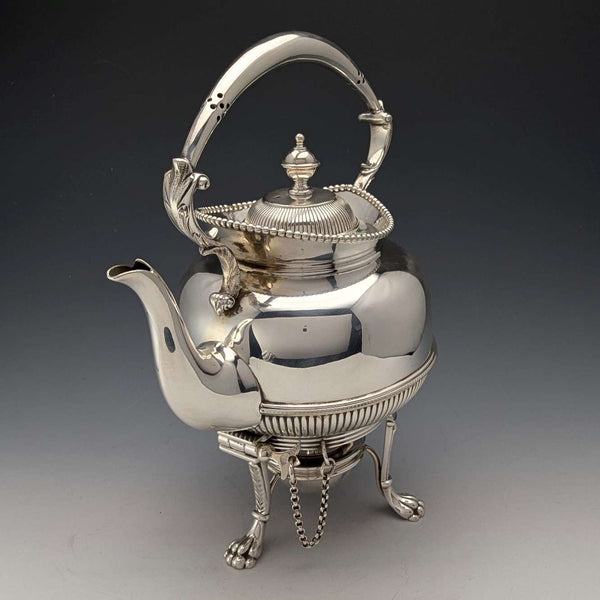約 1875 年英國古董鍍銀 Batchelor 茶壺套裝