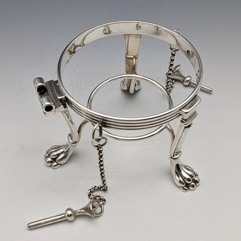 1875年頃 英国アンティーク シルバープレート製 バチェラー ティーケトルセット