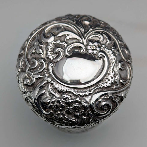 1893 年英國古董純銀茶盒 116 克 Hayes Brothers