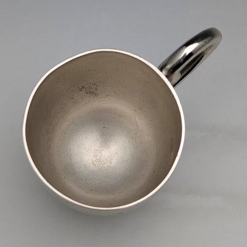 1868年 英国アンティーク 純銀製 マグカップ 135g Arthur Sibley