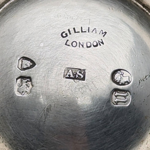 1868年 英国アンティーク 純銀製 マグカップ 135g Arthur Sibley