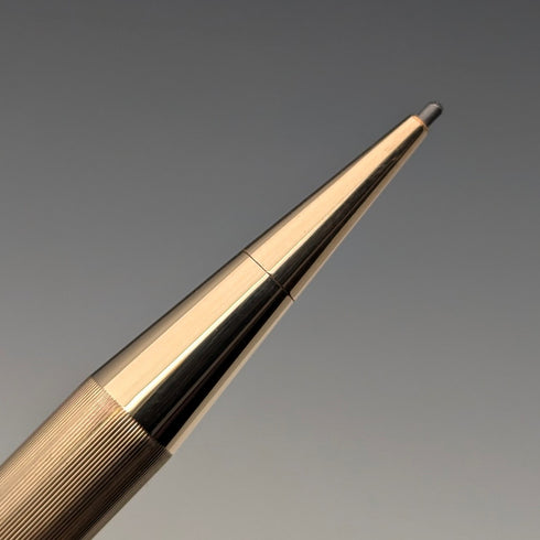 British Vintage Yard O' Red Rolled Gold Propelled Pencil in Case