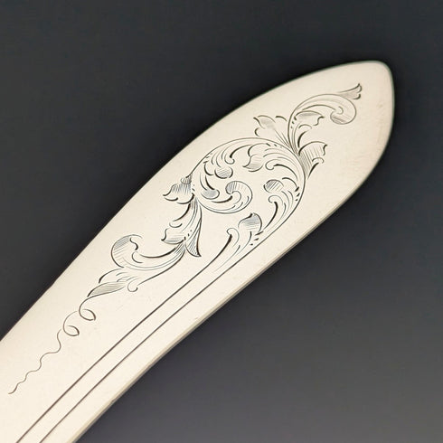 1900年頃 英国アンティーク 800シルバーハンドル カトラリー6ペアセット Mappin&Webb