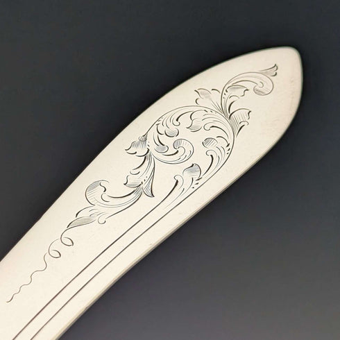 約 1900 年英國古董 800 銀柄餐具 6 對套裝 Mappin&Webb