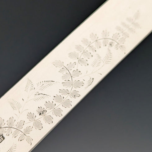 Late 19th Century British Antique Silver Plate Cutlery Set of 9 Pairs Martin & Hall