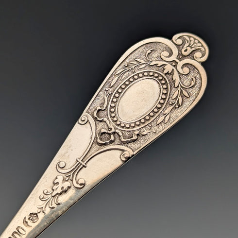 德國古董歐陸銀湯匙10+1組共205g