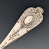 German antique continental silver spoon set of 10 + 1, total weight 205g