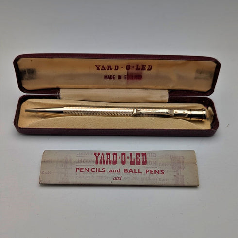 英國復古 Yard O' Red 捲金自動鉛筆(附盒子)