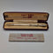 British Vintage Yard O' Red Rolled Gold Propelled Pencil in Case