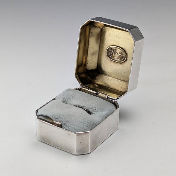 ヴィンテージ 純銀製 リングボックス / ジュエリーボックス BIRKS