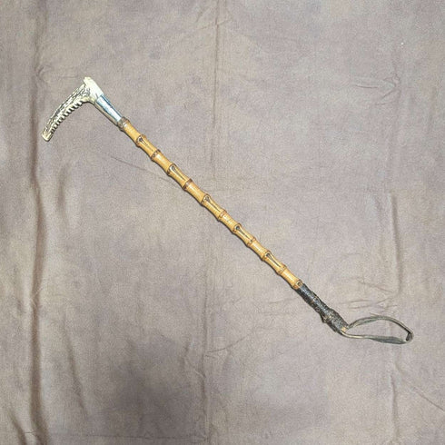 1886年 英国アンティーク 乗馬用ムチ ライディングクロップ アントラー 50cm