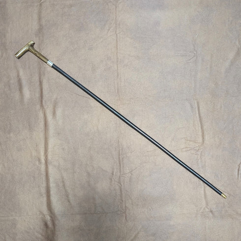 1883 年英國古董女士手拿包手柄純銀裝飾手杖 81 厘米