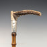 1886 British Antique Riding Crop with Antlers, 50cm