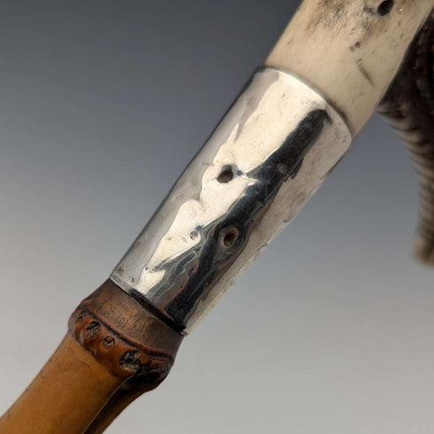 1886年 英国アンティーク 乗馬用ムチ ライディングクロップ アントラー 50cm
