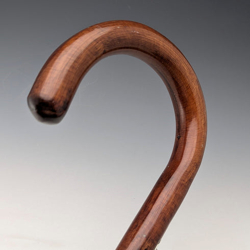 復古男士旅遊手杖棕色軸 94 厘米