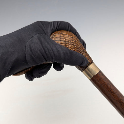 英國復古男用藤樹脂鴨頭手柄 91 厘米