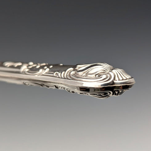 1960年 英国ヴィンテージ 純銀製ハンドル ケーキスライサー&ブレッドナイフ Harrison Brothers