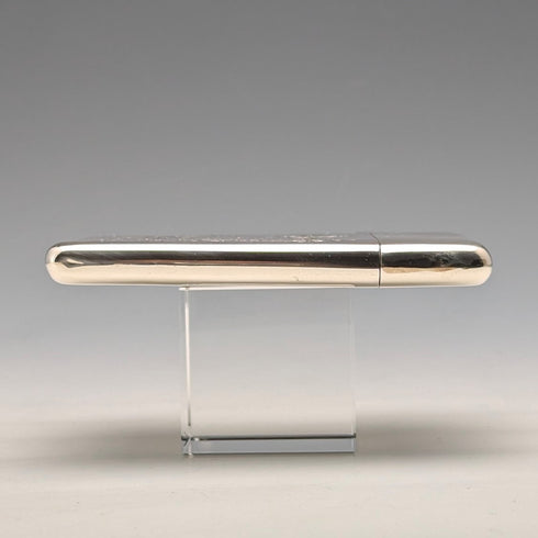 1897年 英国アンティーク 純銀製 カードケース ジャポニズム装飾 75g Mappin & Webb