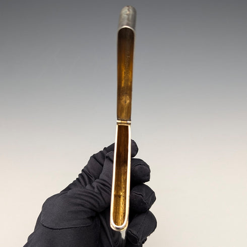 1897年 英国アンティーク 純銀製 カードケース ジャポニズム装飾 75g Mappin & Webb