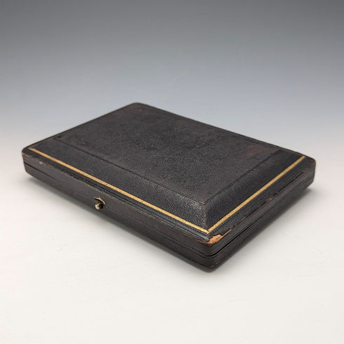 1911年 英国アンティーク 純銀製ティースプーン6本&シュガートングセット ケース入り Walker&Hall