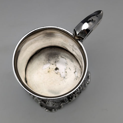 1851 年英國古董純銀馬克杯 149 克亨利威爾金森