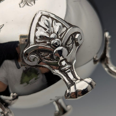 約 1870 年英國古董鍍銀咖啡壺 Philip Ashberry