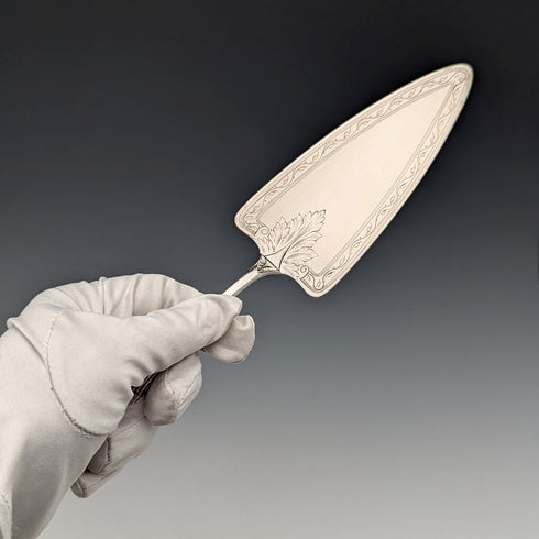 ドイツアンティーク コンチネンタルシルバー製 ペストリーサーバ 77g NETTER MANNHEIM