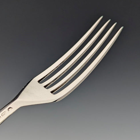 1833年 英国アンティーク 純銀製 デザートカトラリーペア 計74g Thomas Sansom