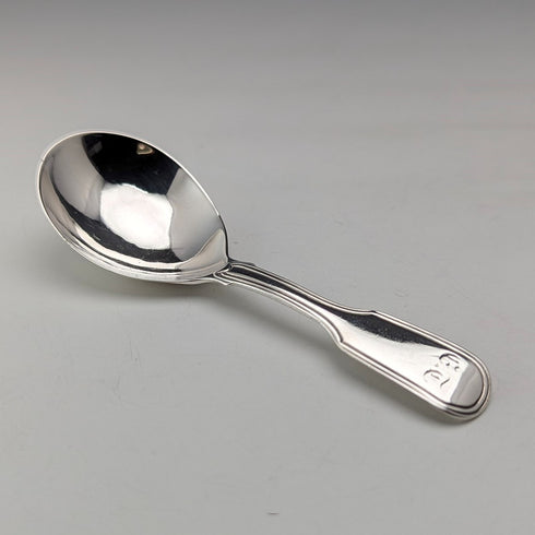 1819 年英國古董純銀茶盒湯匙托馬斯·沃利斯二世和喬納森·海恩