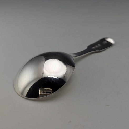 1819 年英國古董純銀茶盒湯匙托馬斯·沃利斯二世和喬納森·海恩