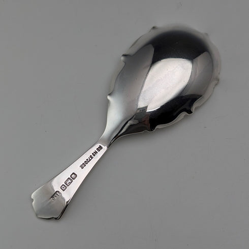 1906年 英国アンティーク 純銀製 ティーキャディースプーン Atkin Brothers