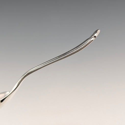 1906年 英国アンティーク 純銀製 ティーキャディースプーン Atkin Brothers