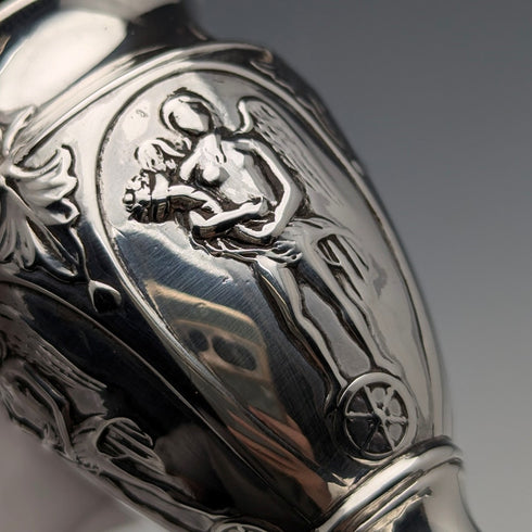 1904年 英国ヴィンテージ 純銀製 ペペレット 調味料入れ 50g Thomas Bradbury & Sons