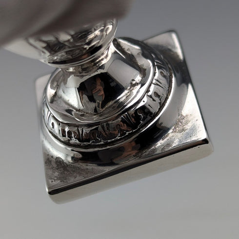 1904年 英国ヴィンテージ 純銀製 ペペレット 調味料入れ 50g Thomas Bradbury & Sons