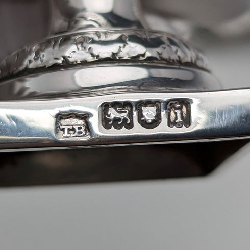 1904年 英国ヴィンテージ 純銀製 ペペレット 調味料入れ 50g Thomas Bradbury & Sons