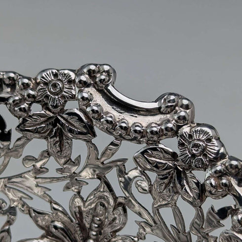 1901 British antique sterling silver dish 127g James Dixon &Sons