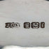 1901 British antique sterling silver dish 127g James Dixon &Sons