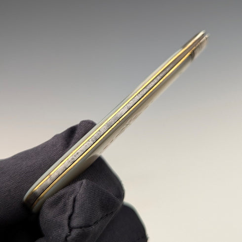 1907年 英国アンティーク 白蝶貝ハンドル 純銀ブレード ペンナイフ Arthur Worral Staniforth