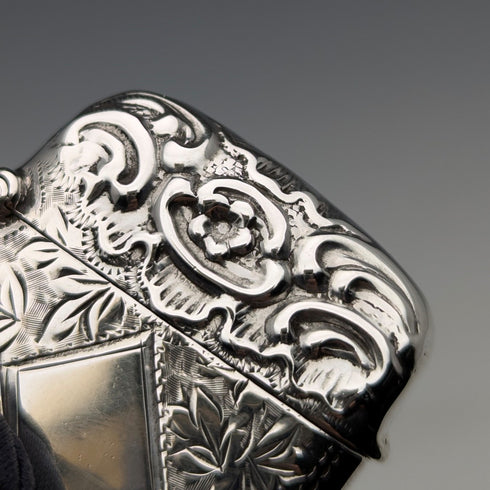 1900 年英國古董純銀 Vesta 盒 24 克火柴盒 Jones&Crompton