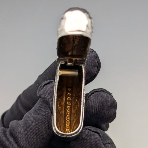 1900 年英國古董純銀 Vesta 盒 24 克火柴盒 Jones&Crompton