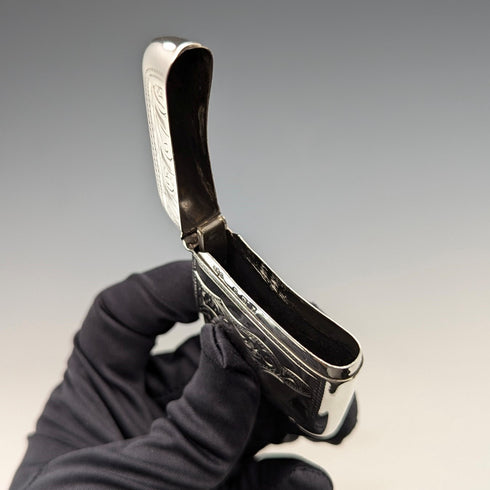 1907 年英國古董純銀 Vesta 盒 31 克火柴盒 Jones&Crompton