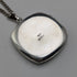 1977 British Vintage Sterling Silver Locket Pendant & Necklace JAC
