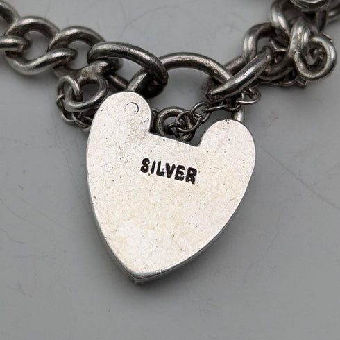 1970 年代英國復古純銀吊飾手鍊 48 克