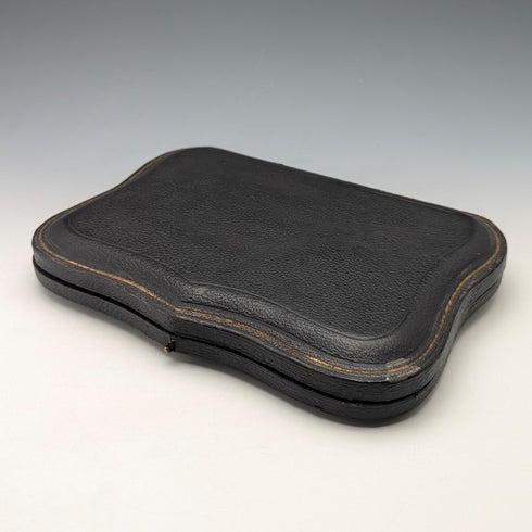 1912年 英国アンティーク 純銀製ティースプーン6本&シュガートングセット ケース入り Atkin Brothers